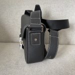 Dior Mini Saddle Bag With Strap Black For Women 9in/23cm 1ADPO049YKK_H00N