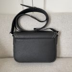 Dior Mini Saddle Bag With Strap Black For Women 9in/23cm 1ADPO049YKK_H00N
