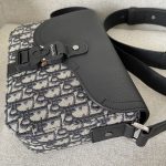 Dior Mini Saddle Saddle Bag With Shoulder Strap Beige For Women 9in/23cm 1ADPO049YKS_H27E