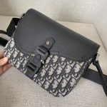 Dior Mini Saddle Saddle Bag With Shoulder Strap Beige For Women 9in/23cm 1ADPO049YKS_H27E