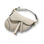 Christian Dior Mini Saddle Bag With Strap White For Women 7.5in/19cm M0456CBAA_M030