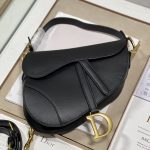 Christian Saddle Bag With Strap Black For Women 10in/25.5cm M0455CBAA_M900