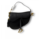 Christian Saddle Bag With Strap Black For Women 10in/25.5cm M0455CBAA_M900