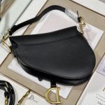 Christian Saddle Bag With Strap Black For Women 10in/25.5cm M0455CBAA_M900