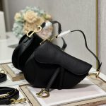 Christian Saddle Bag With Strap Black For Women 10in/25.5cm M0455CBAA_M900