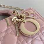Christian Dior Small Lady D-Joy Bag Pink For Women 9in/22cm
