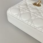 Christian Dior Small Lady D-Joy Bag White For Women 9in/22cm M0613ONGE_M030