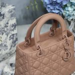 Dior Medium Lady Bag  Black/White/Beige/Grey For Women 9.5in/24cm M0565ONGE_M900