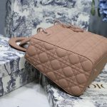 Dior Medium Lady Bag  Black/White/Beige/Grey For Women 9.5in/24cm M0565ONGE_M900