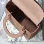 Dior Medium Lady Bag  Black/White/Beige/Grey For Women 9.5in/24cm M0565ONGE_M900