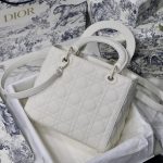 Dior Medium Lady Bag  Black/White/Beige/Grey For Women 9.5in/24cm M0565ONGE_M900