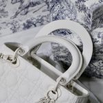 Dior Medium Lady Bag  Black/White/Beige/Grey For Women 9.5in/24cm M0565ONGE_M900