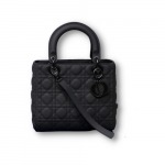 Dior Medium Lady Bag  Black/White/Beige/Grey For Women 9.5in/24cm M0565ONGE_M900