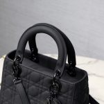Dior Medium Lady Bag  Black/White/Beige/Grey For Women 9.5in/24cm M0565ONGE_M900