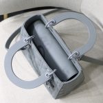 Dior Medium Lady Bag  Black/White/Beige/Grey For Women 9.5in/24cm M0565ONGE_M900