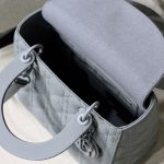 Dior Medium Lady Bag  Black/White/Beige/Grey For Women 9.5in/24cm M0565ONGE_M900