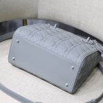 Dior Medium Lady Bag  Black/White/Beige/Grey For Women 9.5in/24cm M0565ONGE_M900