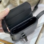 Dior Lock Messenger Pouch Black/Beige For Women 4.5in/11cm
