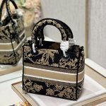 Dior Medium Lady D-Lite Bag Beige For Women 9.5in/24cm