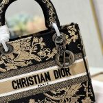 Dior Medium Lady D-Lite Bag Beige For Women 9.5in/24cm