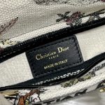 Dior Mini Lady D-Lite Bag White/Black For Women 6.5in/17cm