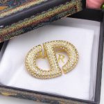 Dior Brooch Gold For Women