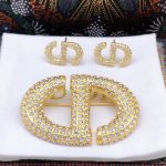 Dior Brooch Gold For Women