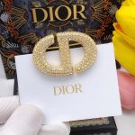 Dior Brooch Gold For Women