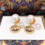 Dior CD Earrings Gold For Women