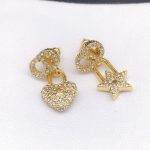 Dior Clair D Lune Earrings Gold For Women