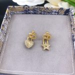 Dior Clair D Lune Earrings Gold For Women