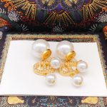 Dior Earrings Gold For Women