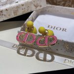 Dior Pearl CD Earrings Gold For Women