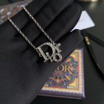 Dior Vintage Necklace Silver For Women