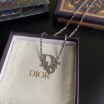 Dior Vintage Necklace Silver For Women