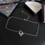 Dior Vintage Necklace Silver For Women