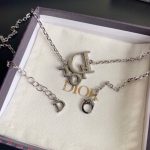 Dior Vintage Necklace Silver For Women