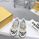 Fendi FD Fendi Match Low Tops Sneakers Black And White For Women