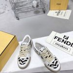 Fendi FD Fendi Match Low Tops Sneakers Black And White For Women