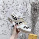 Fendi FD Fendi Match Low Tops Sneakers Black And White For Women