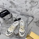 Fendi FD Fendi Match Low Tops Sneakers Black And White For Women