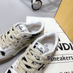 Fendi FD Fendi Match Low Tops Sneakers Black And White For Women