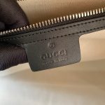 Gucci GG Embossed Duffle Bag Black For Men 17.5in/44.5cm 625768 1W3CN 1000