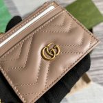 Gucci GG Marmont Keychain Wallet Beige For Women‎ 3.9 in/ 10 cm