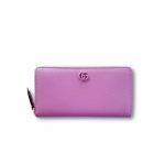 Gucci GG Marmont Zip Around Wallet Purple/ Blue For Women‎ 7.5 in/ 19 cm