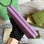 Gucci GG Marmont Zip Around Wallet Purple/ Blue For Women‎ 7.5 in/ 19 cm