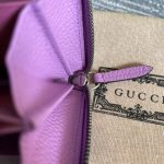 Gucci GG Marmont Zip Around Wallet Purple/ Blue For Women‎ 7.5 in/ 19 cm