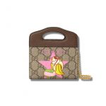 Gucci Bananya Print Top Handle Mini Bag Supreme Canvas Beige For Women‎ 4.9in/12.5cm