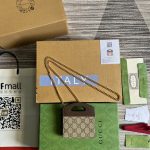 Gucci Bananya Print Top Handle Mini Bag Supreme Canvas Beige For Women‎ 4.9in/12.5cm