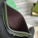 Gucci GG Marmont Card Case Green For Men 4.2in/11cm ‎‎‎657588 DJ20F 3352